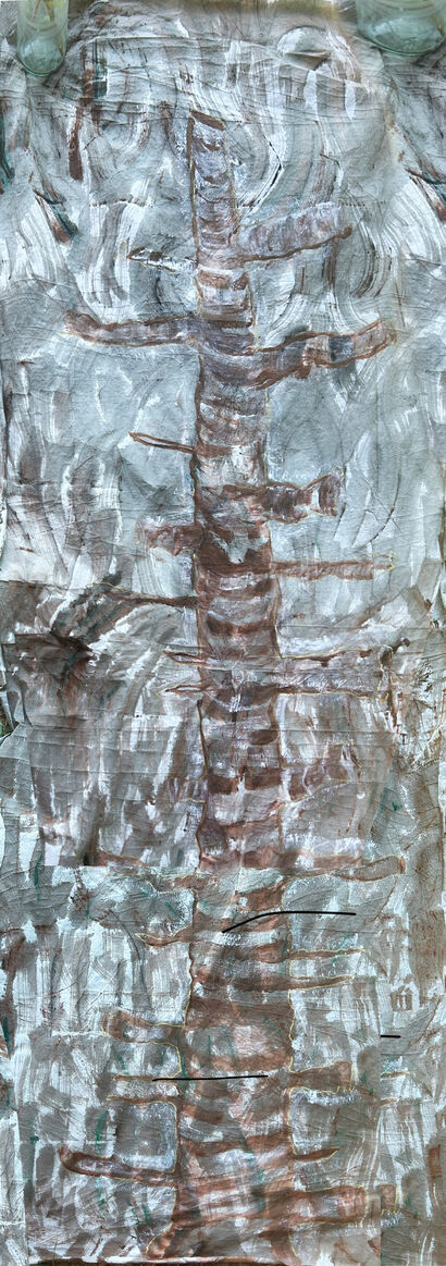 Dry Tree - a Paint Artowrk by Suzanne  C. Nagy